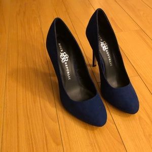 Rock & Republic Blue Heels (New)